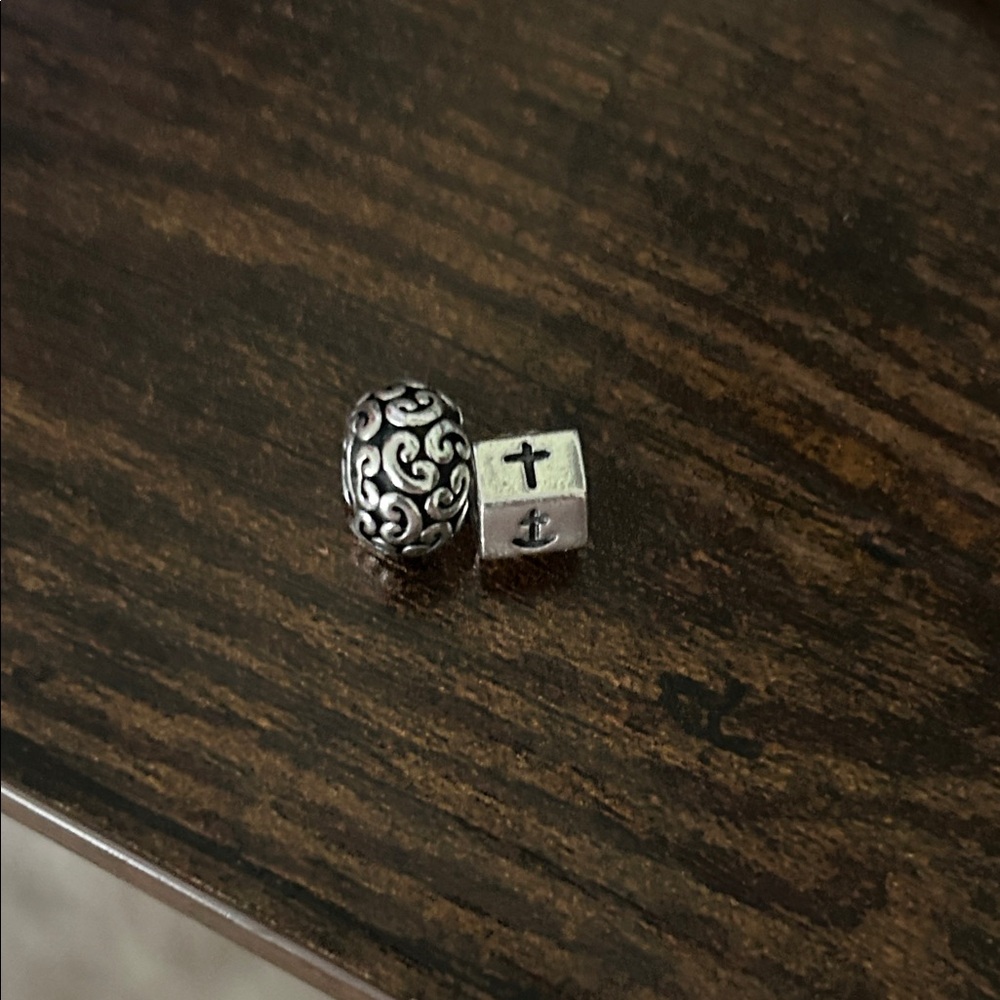 Pandora Silver Swirl and Symbol Charm Set